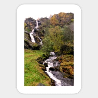 Warefall Flamsdalen Valley Flam Norway Sticker